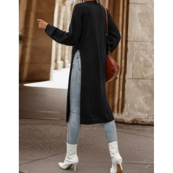 Luxe slit thigh sweater - Picture 3 of 6